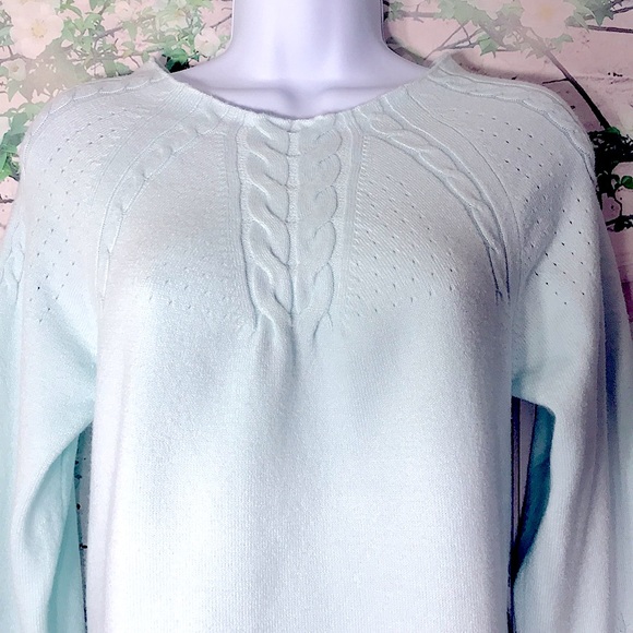VENUS Soft Long Sleeve Mint Sweater Large - Picture 5 of 7